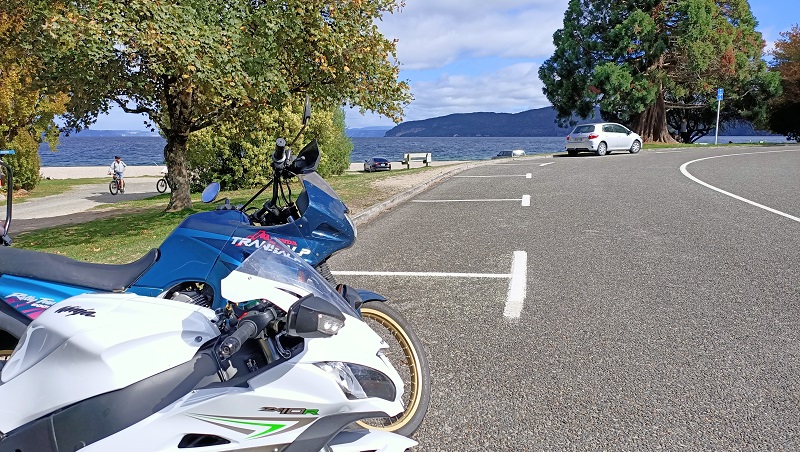 April – Café run to Kinloch, Lake Taupo